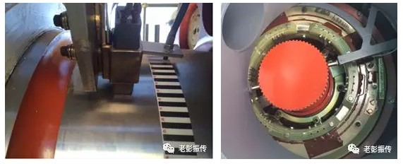 左邊是斑馬帶法，右邊是多齒齒輪法